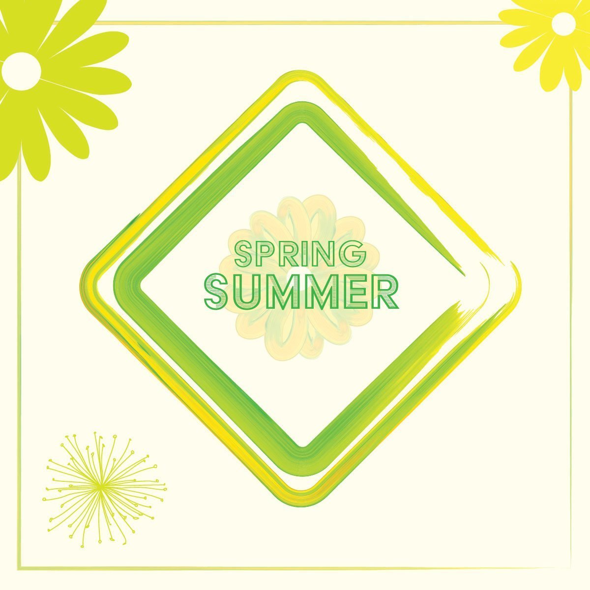 Spring Summer Poster Design