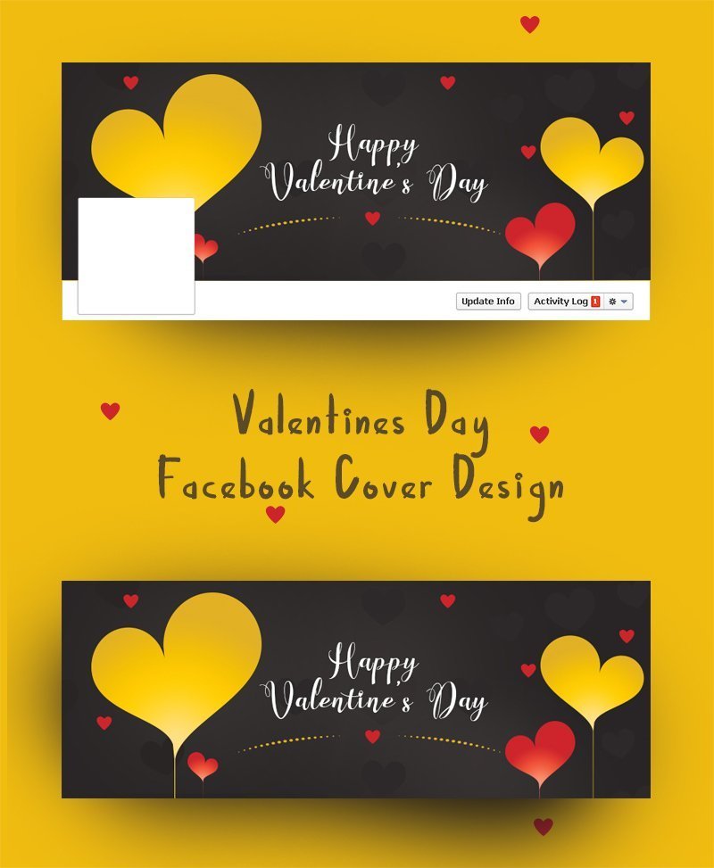 Valentines Day Facebook Cover Design